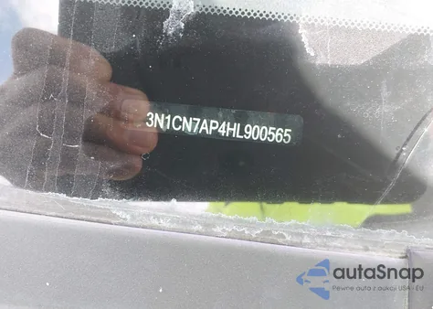 2017 Nissan Versa 1.6 S+ from USA, damaged, VIN 3N1CN7AP4HL900565